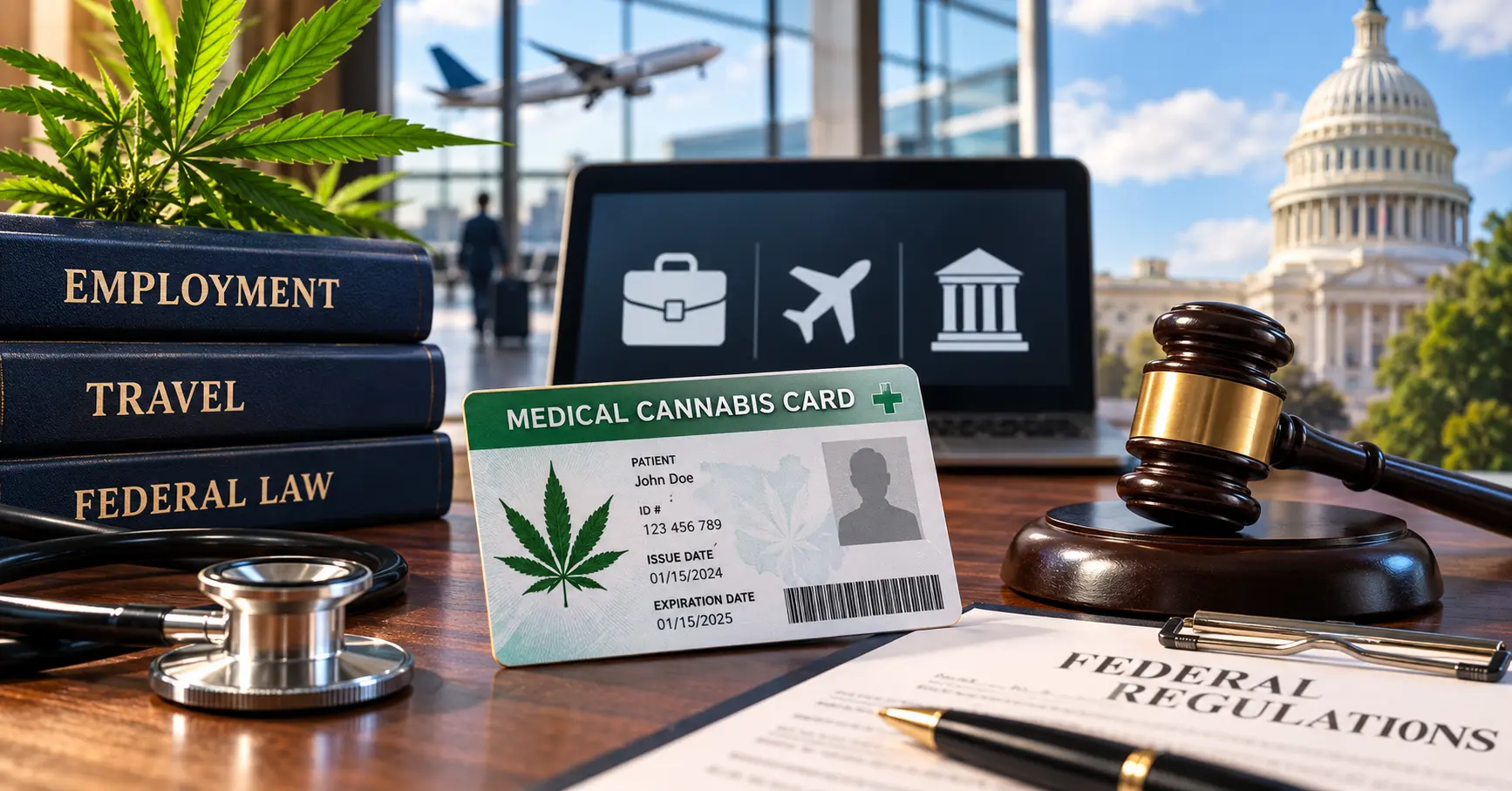 Medical Cannabis Card Holders: Employment, Travel and Federal Law